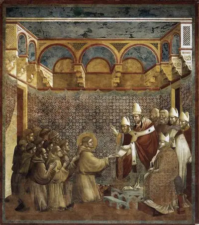 Das Quellwunder des Hl. Franziskus Giotto